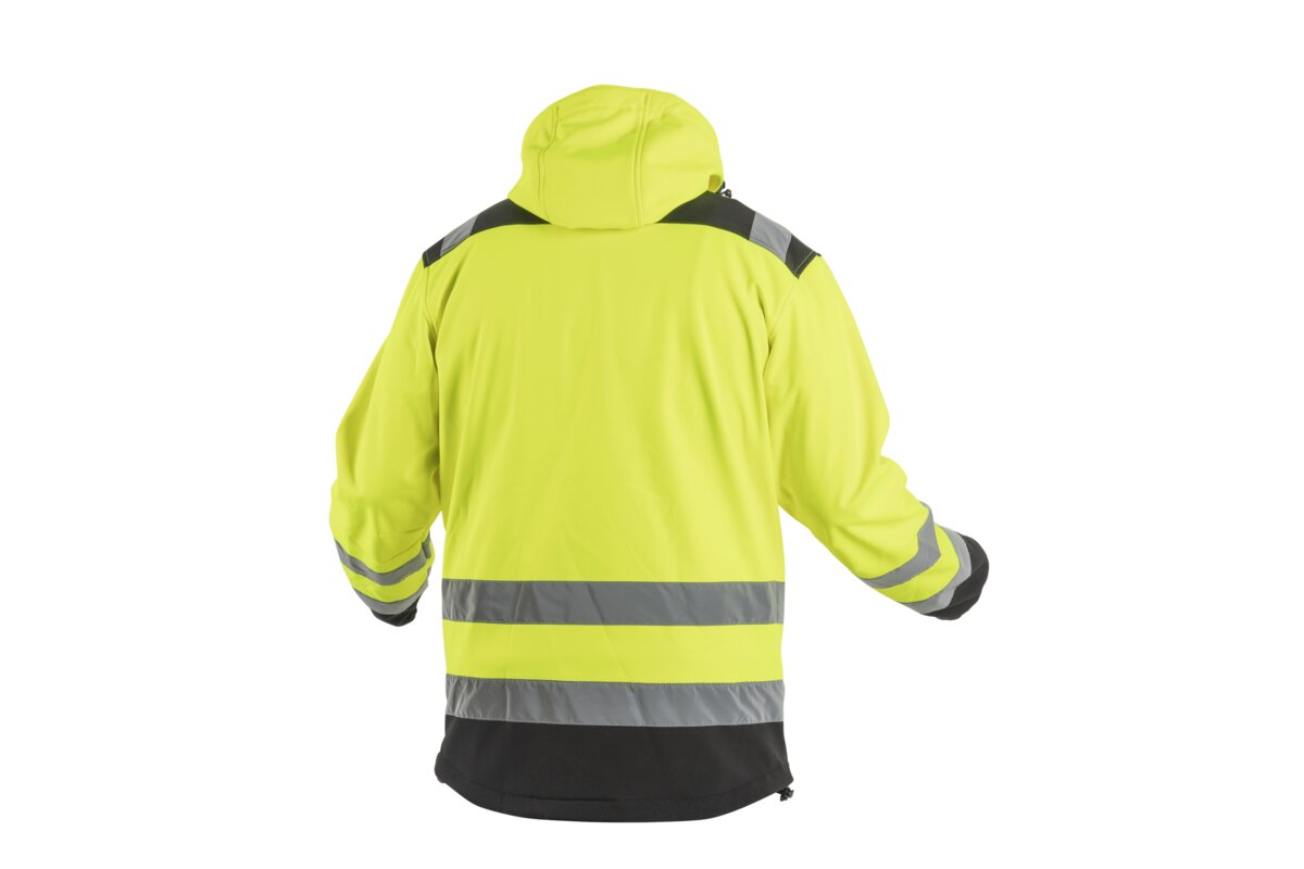 ARGEN Куртка сигнальная SOFTSHELL с капюшоном желтая L (52)