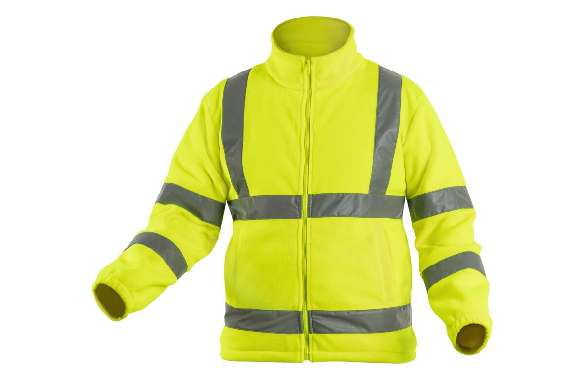 ALAND Толстовка сигнальная флисовая желтая 2XL (56)