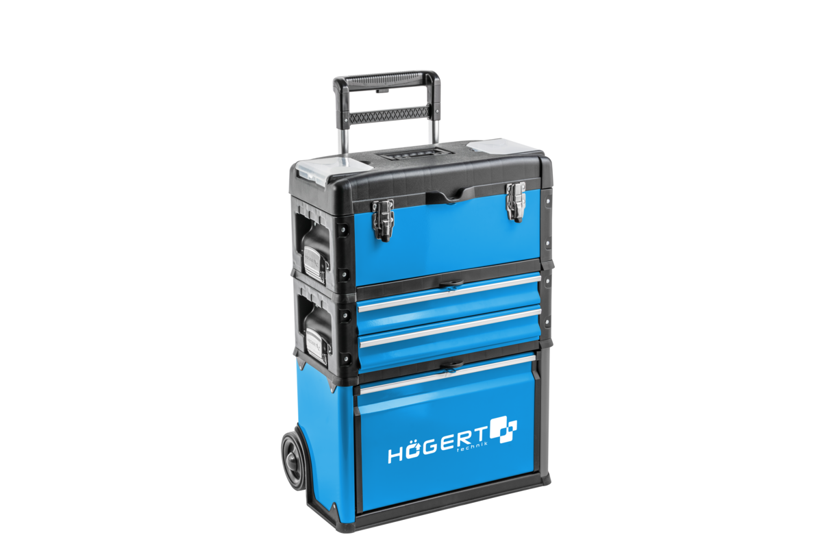 HOEGERT Тележка для инструментов, 3 модуля