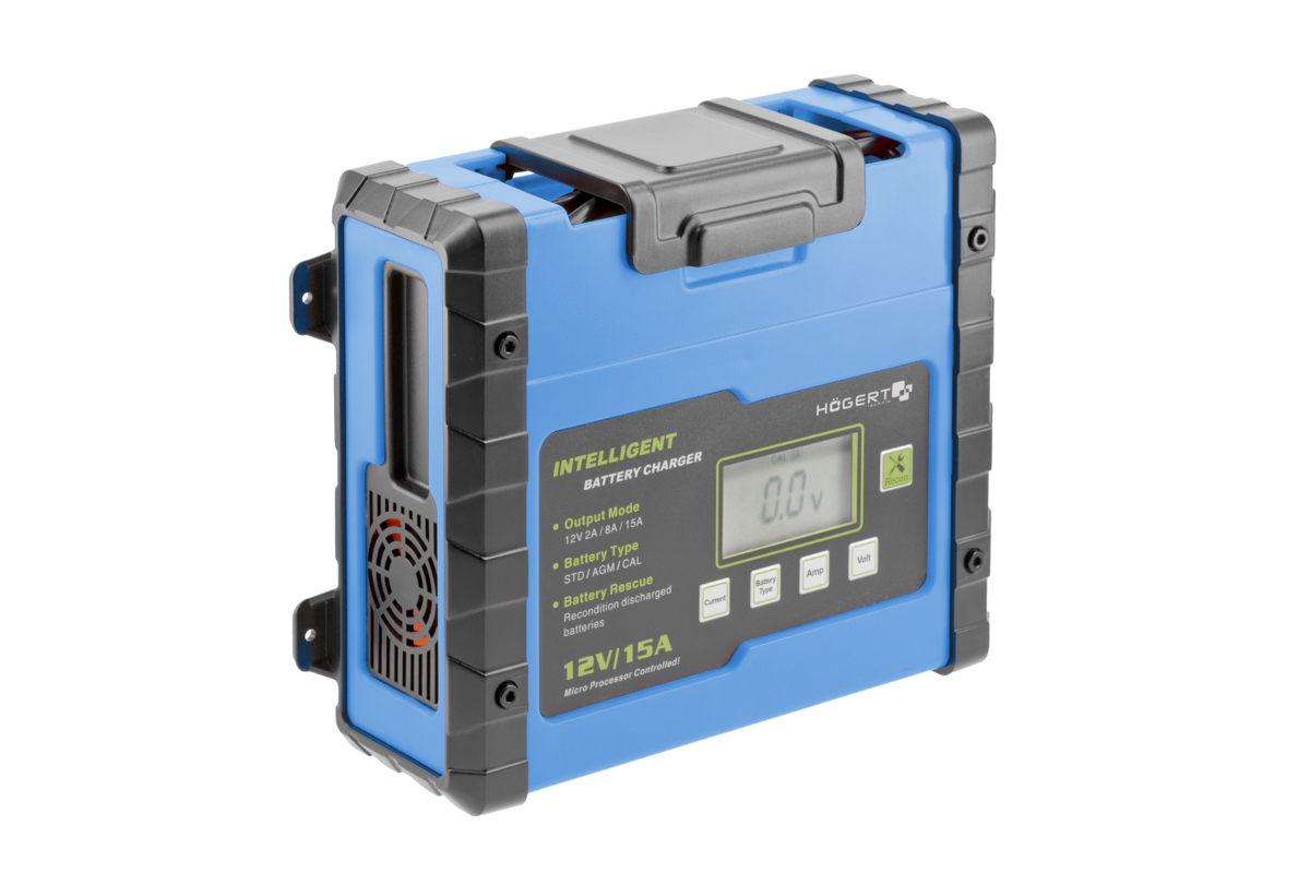 HOEGERT Зарядное устройство 12V,макс. нагрузка 15А