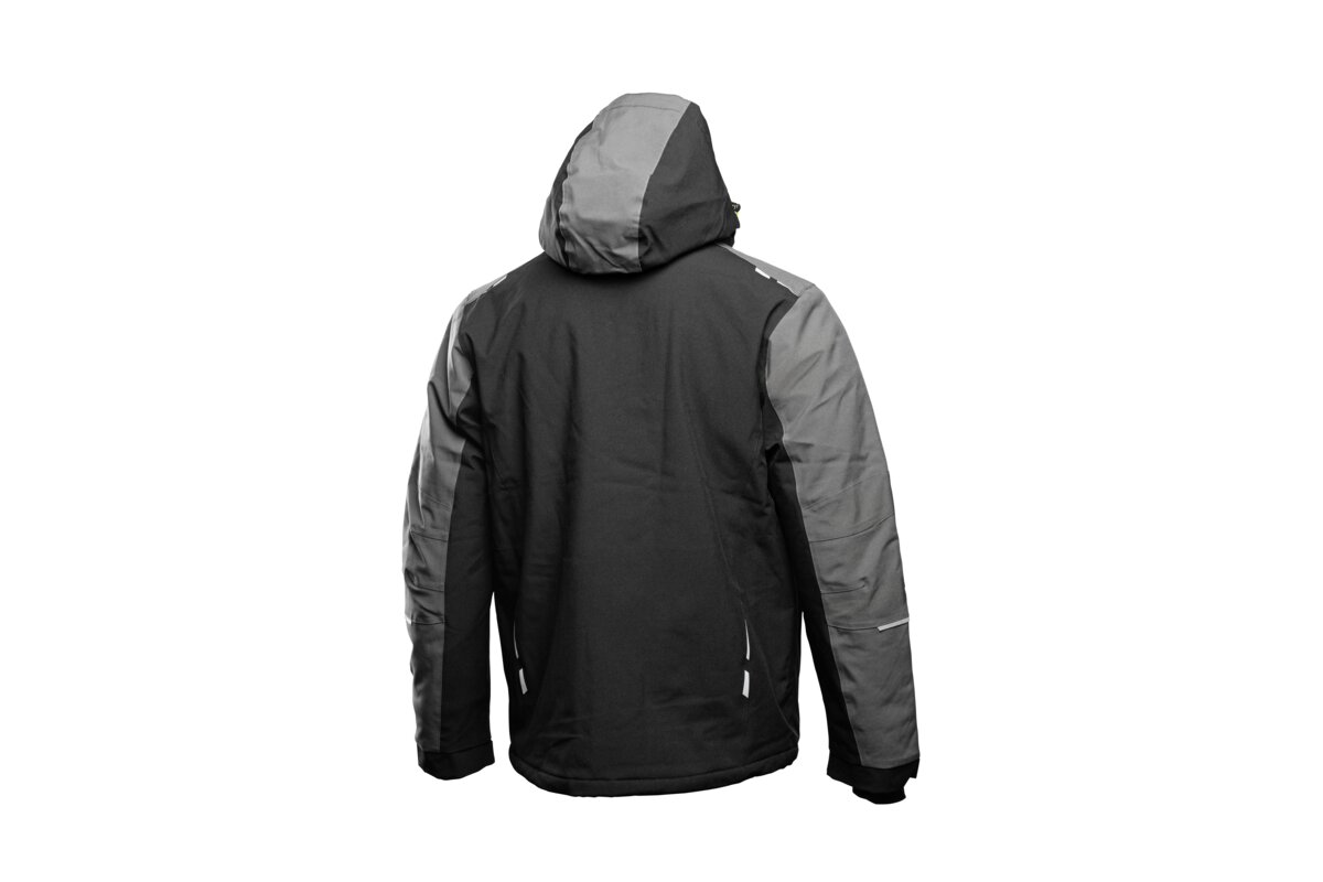 AMOS yтепленная куртка с капюшоном черная 2XL (56)